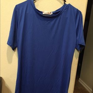 Royal blue dress shirt